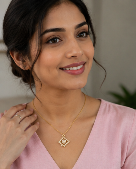 shimmering beautifull pack of 6 necklaces for girl & women