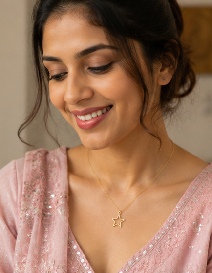 shimmering beautifull pack of 6 necklaces for girl & women