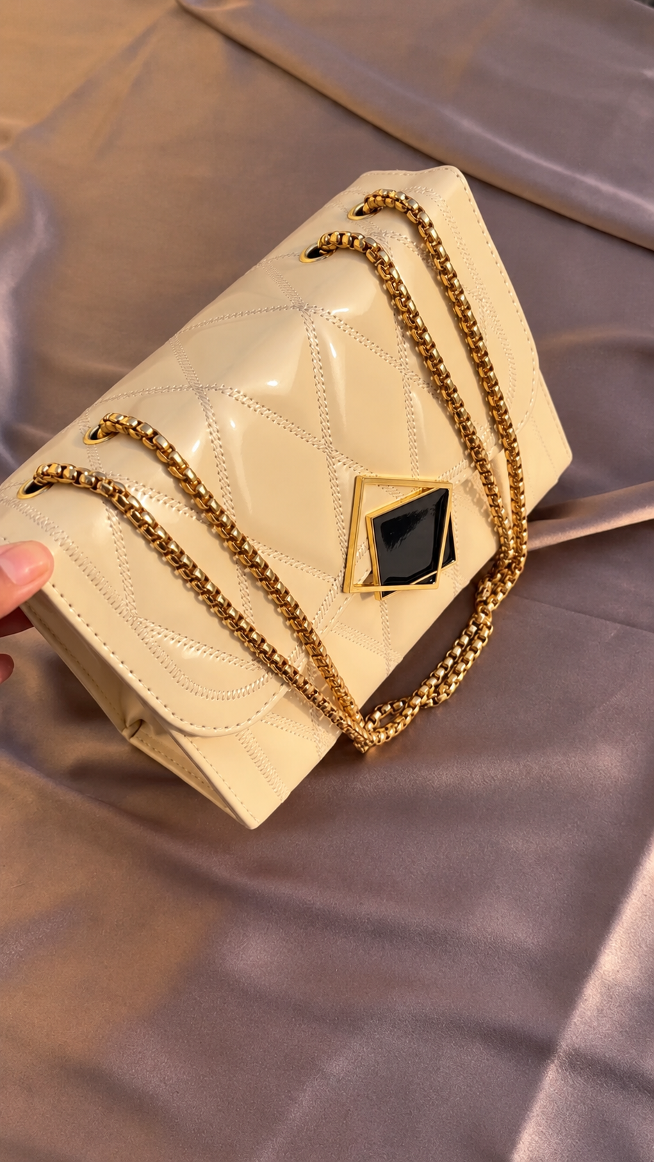 Cross Body Sling Bag for Women with Gold Chain (NEW PRODUCT)